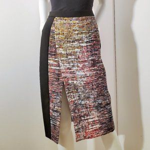 BCBG MAXAZRIA | Black & Tweed Pencil skirt | Size 2